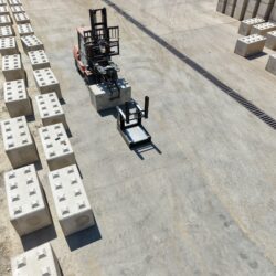 Statische E-Power betonnen stapelblokken kantelaar + klem