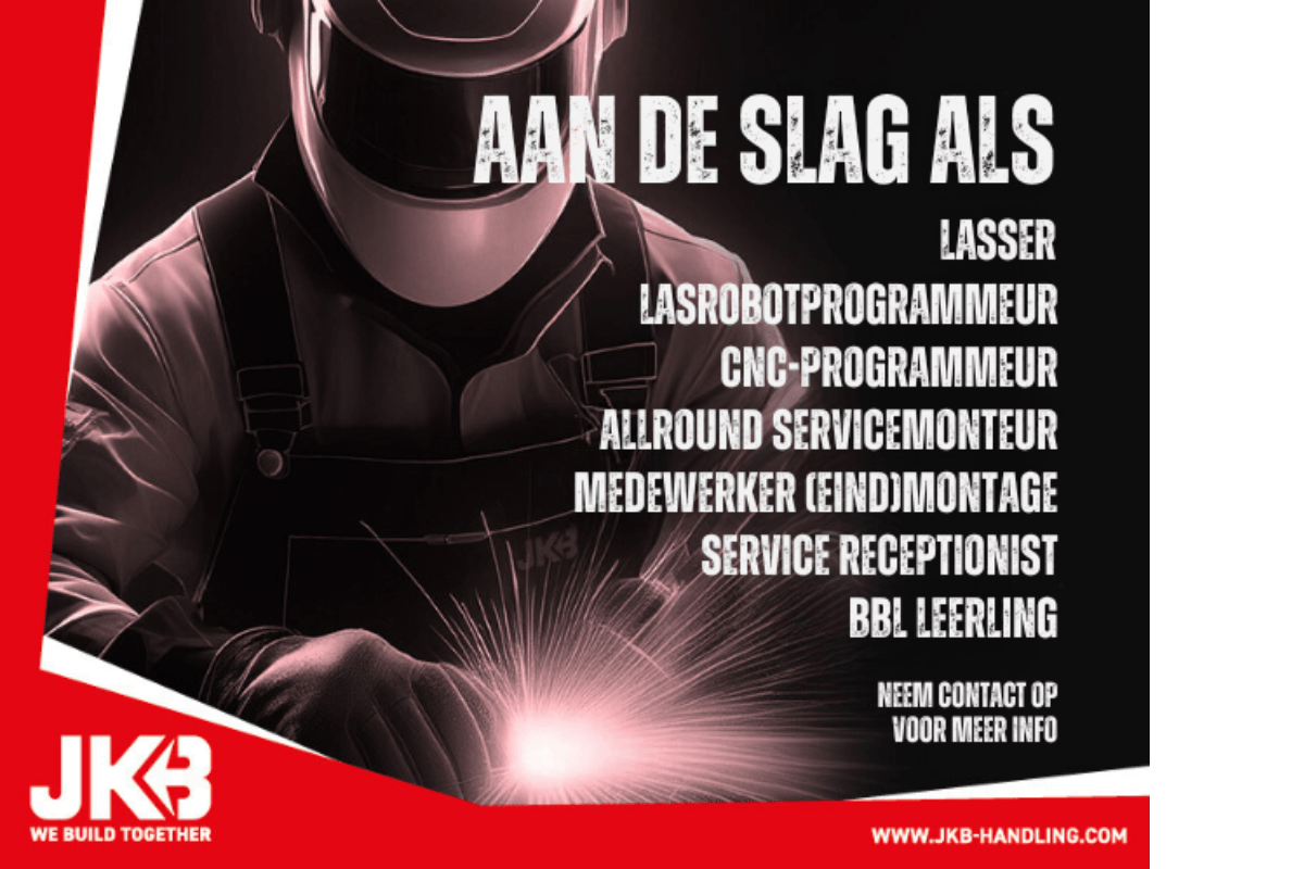 VACATURE: Lasrobot programmeur (m/v) – Vestiging Budel